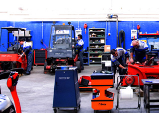 riparazione carrelli elevatori